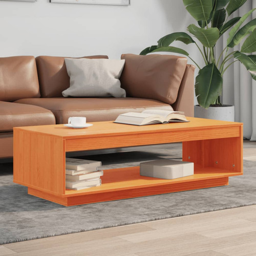 Coffee table brown - solid, pine