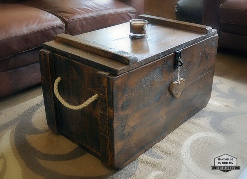 Rustic waxed pine wooden - rustic,