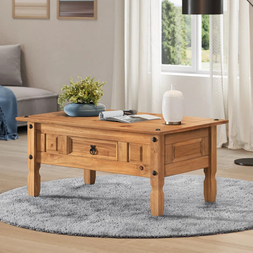 Solid wood coffee - wood,