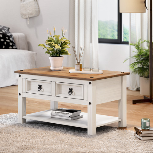 Corona coffee table white - corona,