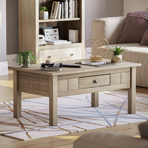 Panama coffee table drawer - table,