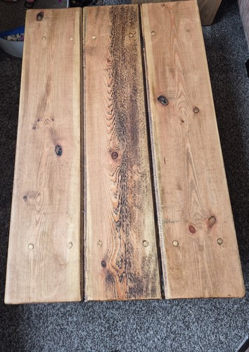 Solid oak coffee table - solid, large